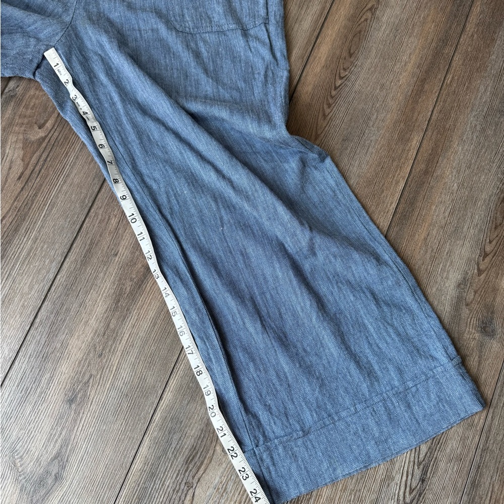 LOFT Drawstring Wide-Leg Pants - Picture 6 of 8